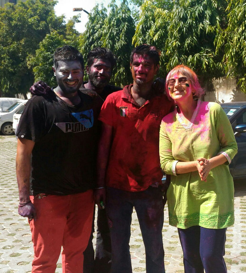 Ritesh Kurar, Depank Mehta, Arpit Kohli with Ellena Malik