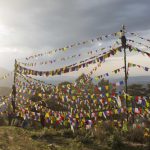 Tibetans believe that the prayer flags representing the five elements: earth, fire, sky, water and wind, spread prayers with the wind