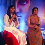 Wrestlers Geeta Phogat and Babita Phogat speak at an event held to mark International Women’s Day at Gurgaon on March 8, 2017