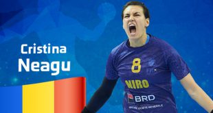 World's first female handball player to win three Player of the Year awards