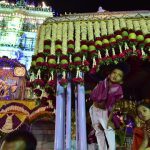 Children participated in the festival on the occasion of Karaga at Dharmaraya Swamy Temple in Bengaluru