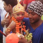 Devotees gathered at Hanuman Setu on the occasion of Bada Mangal in Lucknow