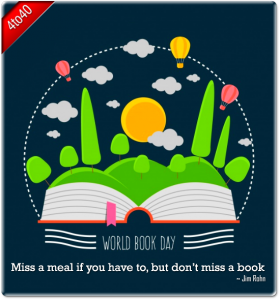 Don't ever miss a book - World Book Day Greeting Card
