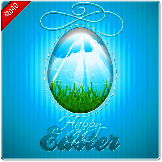 Easter Egg Greeting Card