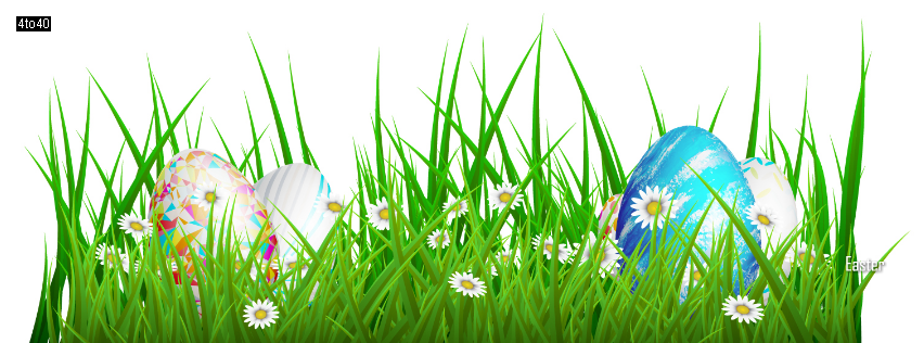 Easter Special Grass Designs FB Cover