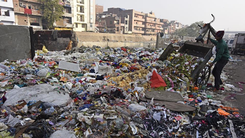 Garbage blocks a main road in East Delhi during a sanitation workers strike. Poor Sanitation as a public health hazard is problem endemic in our country. WHO states it as one the largest issues facing public health in India