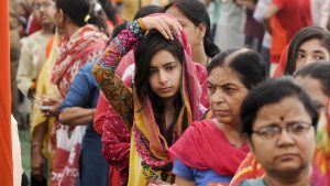 Hanuman Chalisa, Sundarkand and Ram bhajans reverberated throughout the day adding to the divine mood