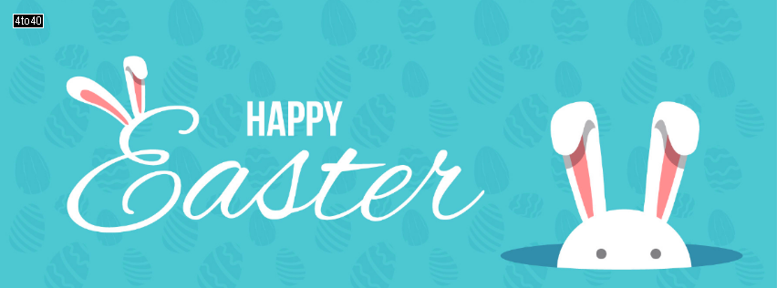 Happy Easter Hidden Bunny Facebook Cover