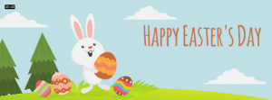 Happy Easter's Day Facebook Cover