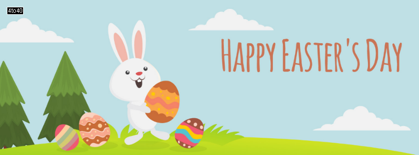 Happy Easter's Day Facebook Cover