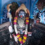 Kali is one of the many forms of Shakti. Maha Kaali is the fiercest of all goddesses of Hinduism. The word Kali has its roots in the Sanskrit word "Kaal", which means time. And nothing escapes from time. Goddess Kali is sometimes referred as the goddess of death.