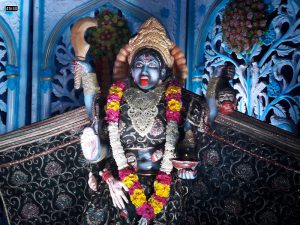 Kali is one of the many forms of Shakti. Maha Kaali is the fiercest of all goddesses of Hinduism. The word Kali has its roots in the Sanskrit word "Kaal", which means time. And nothing escapes from time. Goddess Kali is sometimes referred as the goddess of death.