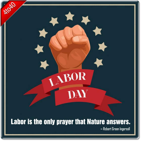 Labor is the only prayer Greeting Card