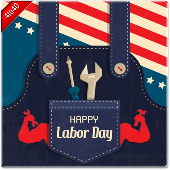 Labour Day Overall - May Day Greeting Card
