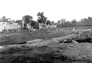 Scene at the Jallianwala Bagh right after the tragedy