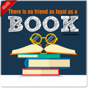 There is no friend as loyal as a book - World Book Day Greeting Card