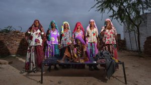 Widows of miners who succumbed to silicosis seen at a mining settlement near Jodhpur, Rajasthan. 5307 workers in Rajasthan were diagnosed with silicosis in the last four years. Rajasthan saw 323 casualties to the disease last year among workers at quarries.