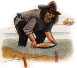 During the Gold Rush Klondike was the destination of many people seeking a fortune.