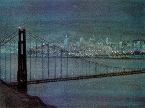 The Golden Gate bridge in San Francisco