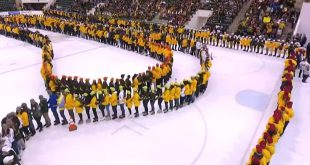 Longest conga line on ice