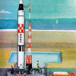 US space rockets are launched from Cape Canaveral (Kennedy), Florida.