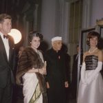 American president John F. Kennedy with his wife Jackie, Jawaharlal Nehru and his daughter Indira Gandhi in 1961. In the 1950’s she served as an unofficial personal assistant of then Prime Minister Nehru, exposing her to the world. Indira’s regime as Prime Minister was a landmark period for India’s foreign policy resulting into India’s establishment as regional power in South Asia. Some of the major successes in her foreign policy include creation of Bangladesh (1971) and the assertion of dominance of Indian power in South Asia.