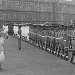 Indira Gandhi inspects the guard of honor during the Independence day parade on August 15, 1983. She was sworn in as the first female Prime Minister of India in the winter of 1966. Serving her first term till March 1977 and again from January 1980 until her assassination in October 1984, she became the second longest serving Prime Minister after her father.