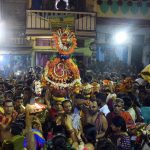 Large number of devotees witnessed the Ghata Parikrama (soul procession) of Maa Bhudhi Thakurani . The biannual extravaganza is basically the festival of the local weaver community, known as Devangiris.