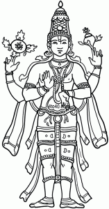Lord Vishnu Sketch