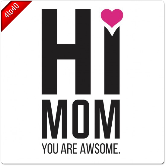 Mom - You are awesome! Greeting Card