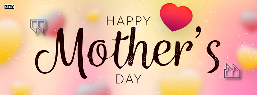 Mother's Day FB Banner with Hearts