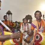 Odisha artists performing during the Odisha Parba .