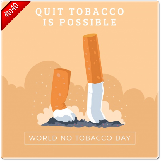 Quit Tobacco is possible Greeting Card