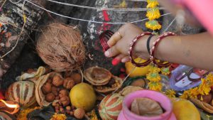 Soaked pulses, rice and fruits are offered as bhog to the Banyan tree. After completing all the rituals, there is also a tradition of donating food, clothes and money.