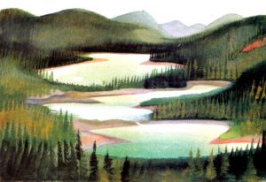 Canada has thousands of magnificent lakes