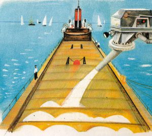 Canadian lakes form important inland waterways.