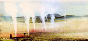 Iceland is a country of geysers and volcanoes