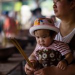 Instead, plastic buns lined a steel frame as part of safety measures brought in after an old-style structure -- made from bamboo and real buns -- collapsed in 1978 and caused injuries.