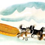 The Eskimos in the north still depend on dog teams