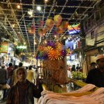 A market in Old Delhi seen decorated during Ramzan and in anticipation of Eid-ul-Fitr in Delhi