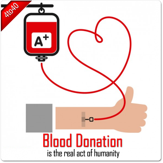 Blood Donation Greeting Card