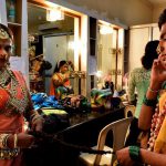 Dancers get ready in the green room. The Dancing Queens use dance as a medium to highlight the struggles of the transgender community