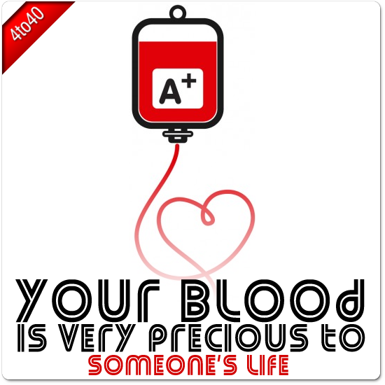 Your Blood is very precious Greeting Card