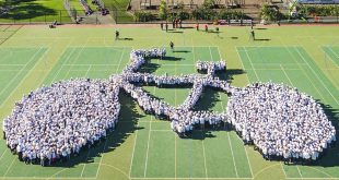 Largest human image of a bicycle