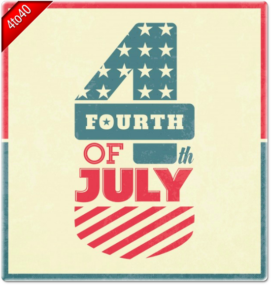 America Independence Day Greeting Card