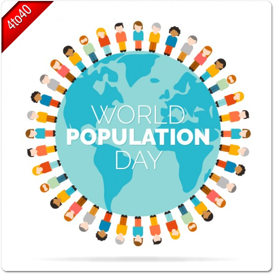 World Population Day - 11 July - Greeting Card