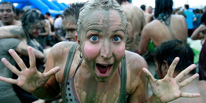Boryeong Mud Festival Images, Stock Photos