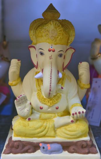 Ecofriendly Ganesh idols aim at welcoming the elephant-headed God with fervour this year and keeping the environment clean at the same time.