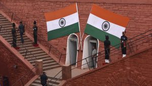 The preparations for the Independence Day in Delhi began almost a month in advance with most roads decorated with the ‘tricolour’.