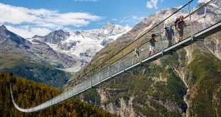 Longest pedestrian suspension bridge